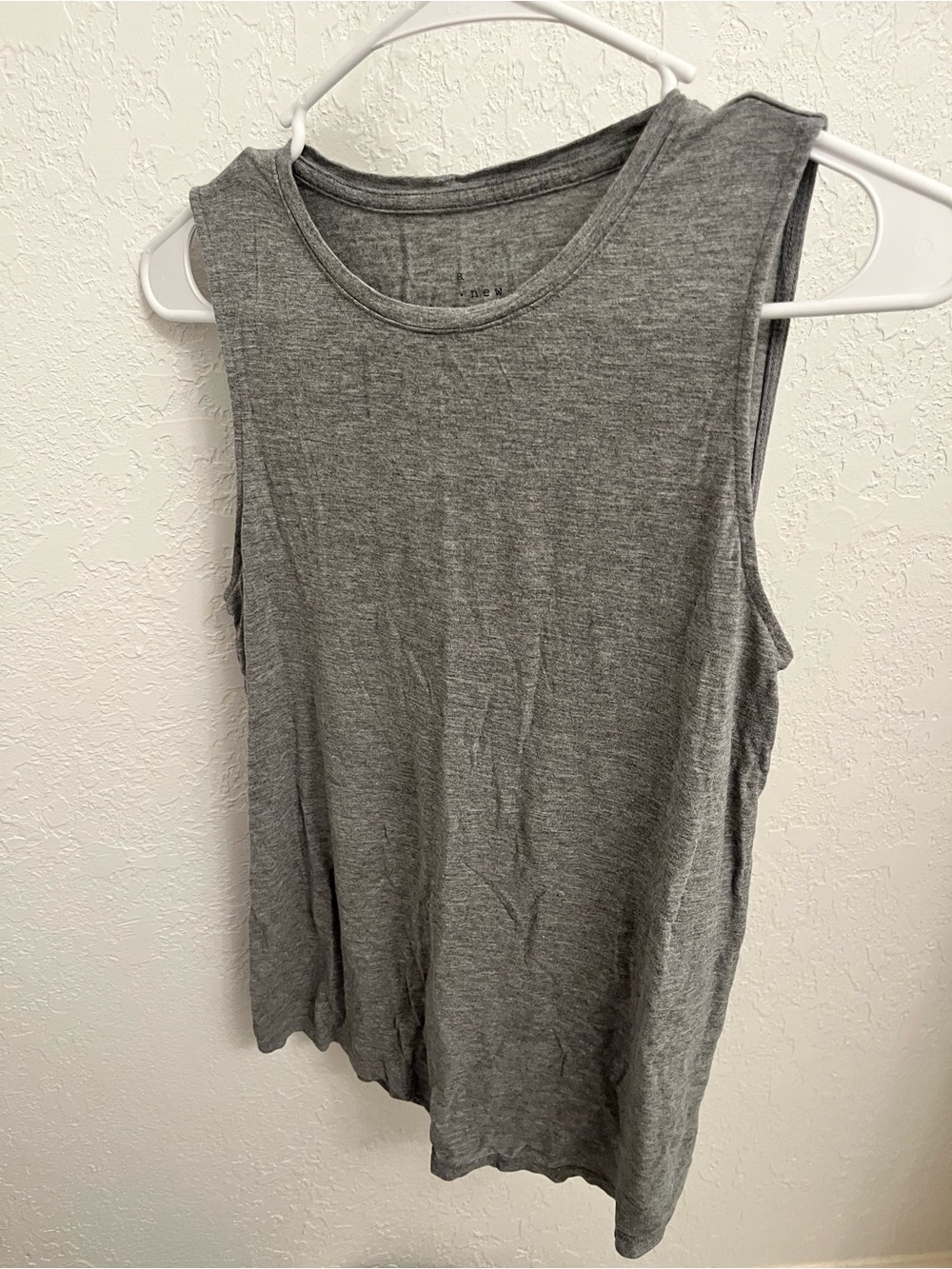 a new day Gray Sleeveless Crewneck Tank Top